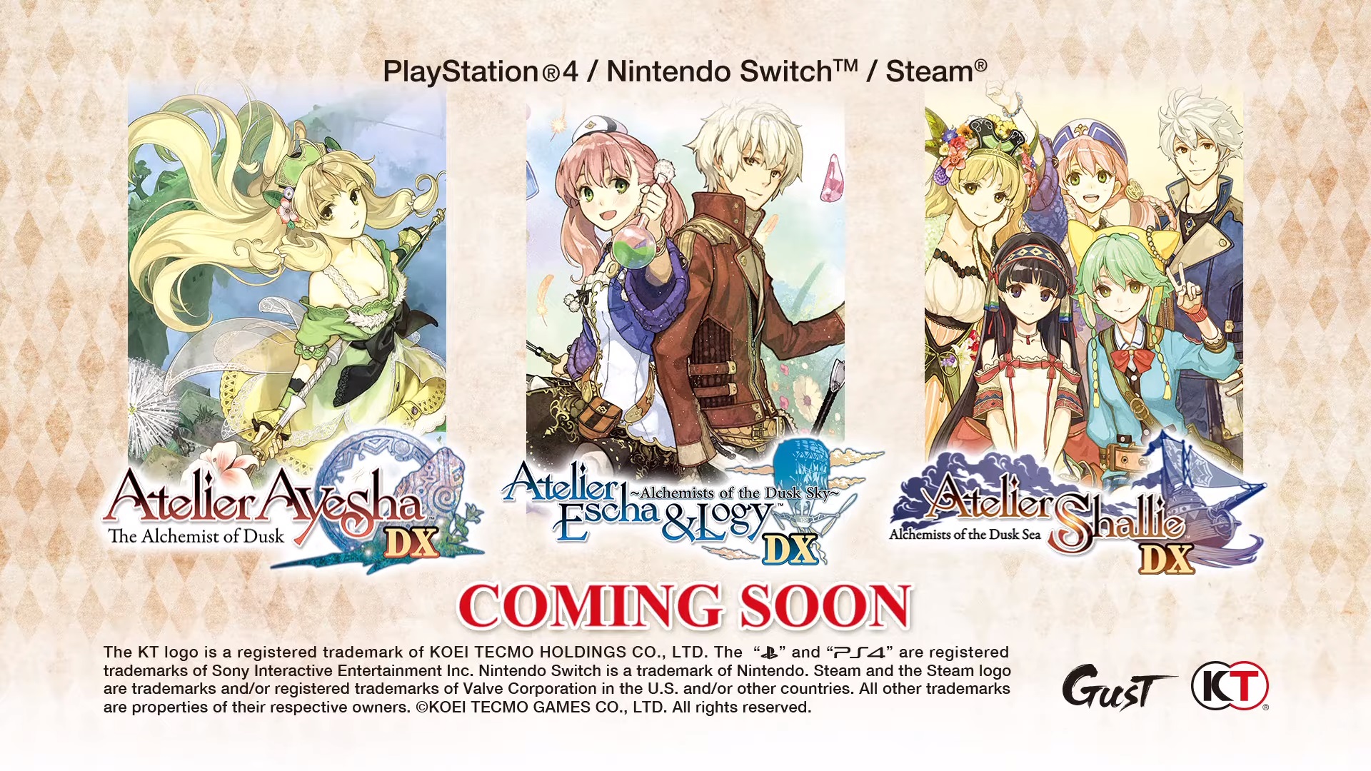 Debut trailer for Atelier Dusk Trilogy Deluxe Pack PS4, Switch, PC