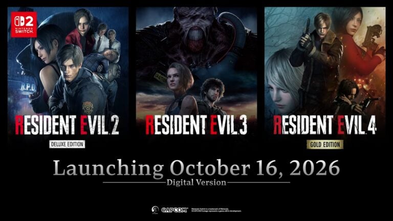 Resident Evil 2 Remake, Resident Evil 3 Remake và Resident Evil 4 Remake sẽ ra mắt trên Switch 2
