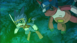 Tập 73 - Thám hiểm dưới đáy biển! Tìm thấy kho báu Digimon như mơ!