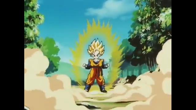 Tập 206 - Đến Gohan cũng phải ngạc nhiên! Sức mạnh bùng nổ của Goten