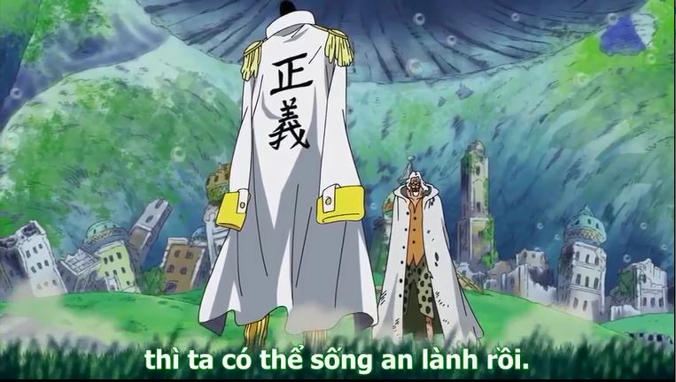 Tập 404 - Đô đốc Kizaru ra đòn tàn độc - Sự tuyệt vọng khốn cùng của nhóm Mũ Rơm!