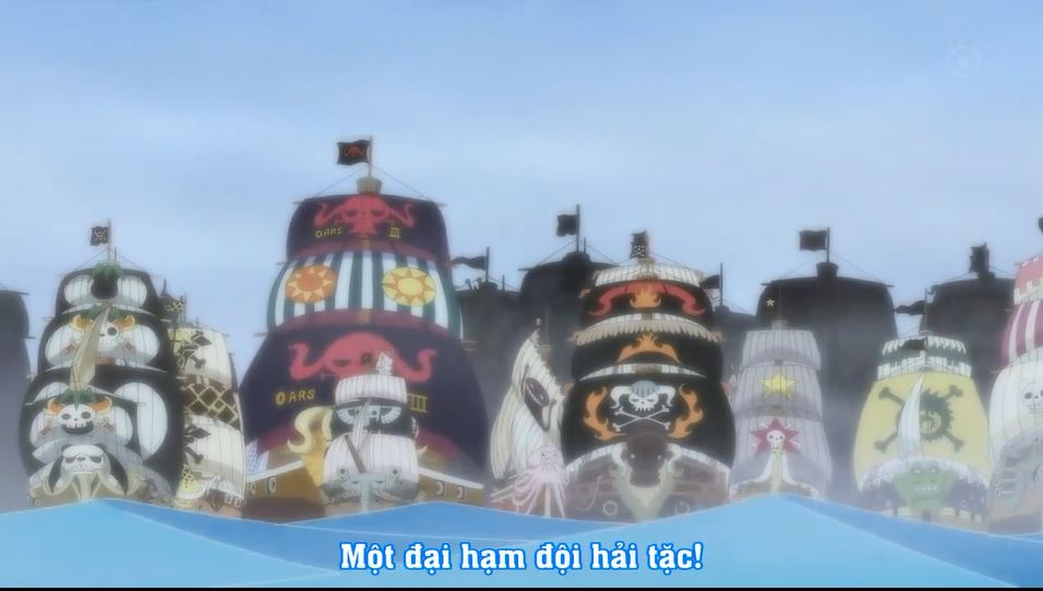 Tập 460 - Hạm đội khổng lồ xuất hiện - Băng hải tặc Râu Trắng ra tay