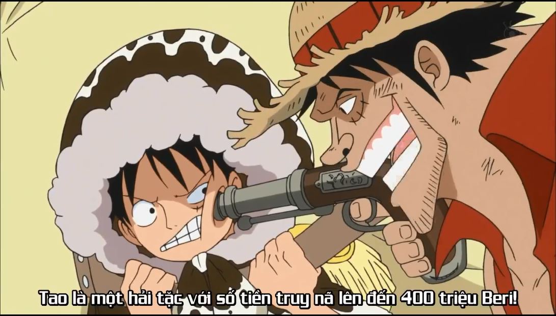 Tập 518 - Ngàn cân treo sợi tóc! Luffy đấu với Luffy giả!