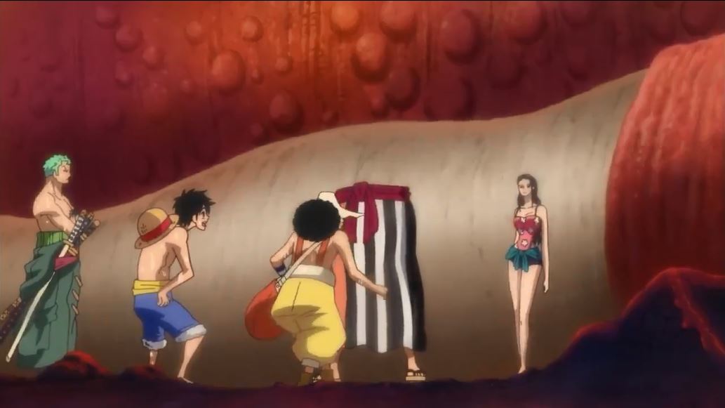 Tập 581 - Nhóm Mũ Rơm sửng sốt! Cái đầu Samurai kinh hoàng!