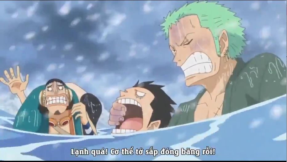 Tập 586 - Gay go thực sự! Luffy chìm xuống hồ băng giá!