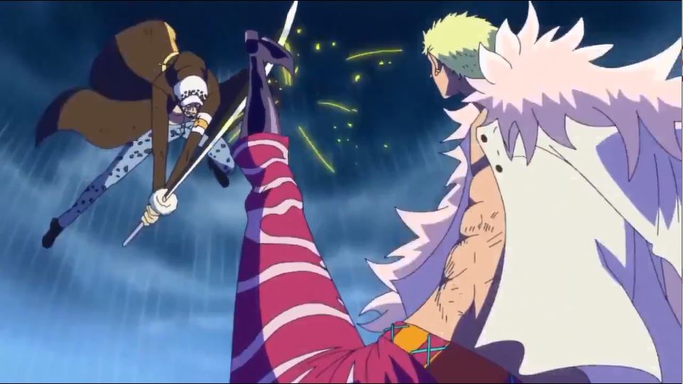 Tập 708 - Trận chiến khốc liệt! Law vs Doflamingo