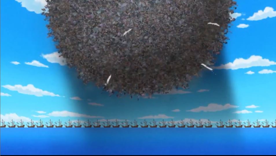 Tập 744 - Không lối thoát! Cuộc truy sát vô tình của đô đốc Fujitora!