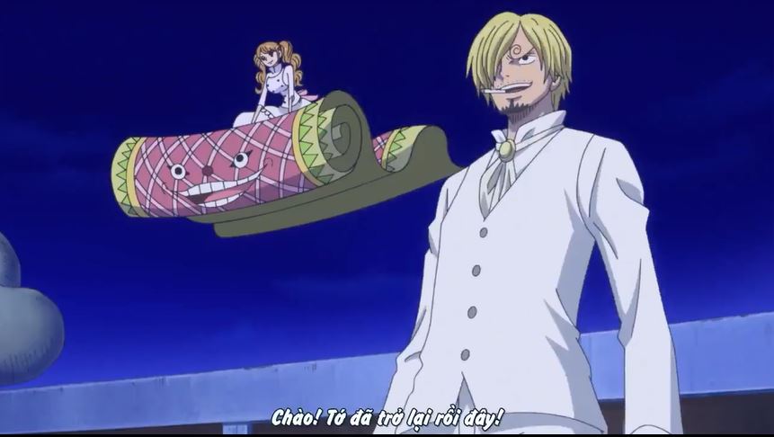 Tập 866 - Cuối cùng cũng trở lại - Sanji, chàng trai ngăn cản Đế vương của biển khơi