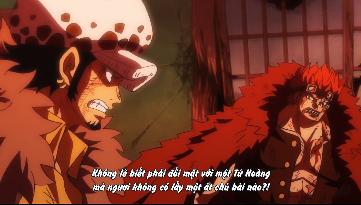 Tập 1056 - Phản công! Đòn đánh kết hợp của Law và Kid!