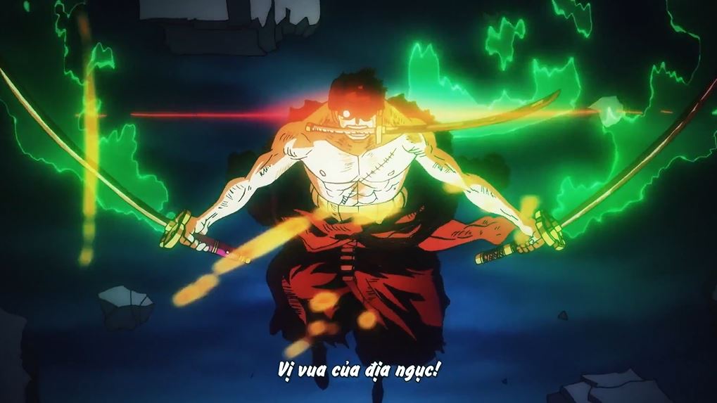 Tập 1062 - Tam Kiếm Phái Bá Vương! Zoro VS King!