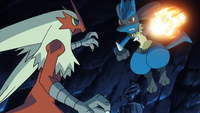 Tập 835: Lucario VS Burshamo! Hang thử thách!!